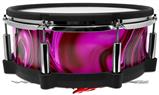 Skin Wrap works with Roland vDrum Shell PD-140DS Drum Liquid Metal Chrome Hot Pink Fuchsia (DRUM NOT INCLUDED)