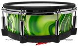 Skin Wrap works with Roland vDrum Shell PD-140DS Drum Liquid Metal Chrome Neon Green (DRUM NOT INCLUDED)