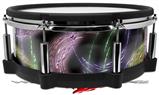 Skin Wrap works with Roland vDrum Shell PD-140DS Drum Neon Swoosh on Black (DRUM NOT INCLUDED)