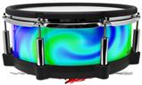 Skin Wrap works with Roland vDrum Shell PD-140DS Drum Rainbow Swirl (DRUM NOT INCLUDED)