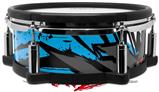 Skin Wrap works with Roland vDrum Shell PD-108 Drum Baja 0040 Blue Medium (DRUM NOT INCLUDED)