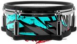 Skin Wrap works with Roland vDrum Shell PD-108 Drum Baja 0040 Neon Teal (DRUM NOT INCLUDED)