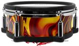 Skin Wrap works with Roland vDrum Shell PD-108 Drum Liquid Metal Chrome Burnt Orange (DRUM NOT INCLUDED)