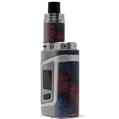 Skin Decal Wrap for Smok AL85 Alien Baby Floating Coral Black VAPE NOT INCLUDED
