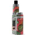 Skin Decal Wrap for Smok AL85 Alien Baby Famingos and Flowers Coral VAPE NOT INCLUDED