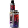 Skin Decal Wrap compatible with Smok AL85 Alien Baby Liquid Metal Chrome Flame Hot VAPE NOT INCLUDED