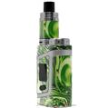 Skin Decal Wrap compatible with Smok AL85 Alien Baby Liquid Metal Chrome Neon Green VAPE NOT INCLUDED
