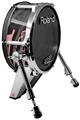 Skin Wrap works with Roland vDrum Shell KD-140 Kick Bass Drum Baja 0014 Pink (DRUM NOT INCLUDED)