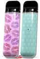 Skin Decal Wrap 2 Pack for Smok Novo v1 Pink Lips VAPE NOT INCLUDED