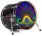 Vinyl Decal Skin Wrap for 22" Bass Kick Drum Head Indhra-1 - DRUM HEAD NOT INCLUDED