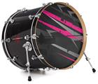 Vinyl Decal Skin Wrap for 22" Bass Kick Drum Head Baja 0014 Hot Pink - DRUM HEAD NOT INCLUDED