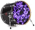 Vinyl Decal Skin Wrap for 22" Bass Kick Drum Head Electrify Purple - DRUM HEAD NOT INCLUDED