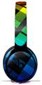 WraptorSkinz Skin Skin Decal Wrap works with Beats Solo Pro (Original) Headphones Rainbow Plaid Skin Only BEATS NOT INCLUDED