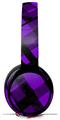 WraptorSkinz Skin Skin Decal Wrap works with Beats Solo Pro (Original) Headphones Purple Plaid Skin Only BEATS NOT INCLUDED