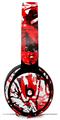 WraptorSkinz Skin Skin Decal Wrap works with Beats Solo Pro (Original) Headphones Red Graffiti Skin Only BEATS NOT INCLUDED