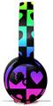 WraptorSkinz Skin Skin Decal Wrap works with Beats Solo Pro (Original) Headphones Love Heart Checkers Rainbow Skin Only BEATS NOT INCLUDED