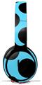 WraptorSkinz Skin Skin Decal Wrap works with Beats Solo Pro (Original) Headphones Kearas Polka Dots Black And Blue Skin Only BEATS NOT INCLUDED
