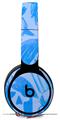 WraptorSkinz Skin Skin Decal Wrap works with Beats Solo Pro (Original) Headphones Skull Sketches Blue Skin Only BEATS NOT INCLUDED