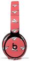 WraptorSkinz Skin Skin Decal Wrap works with Beats Solo Pro (Original) Headphones Paper Planes Coral Skin Only BEATS NOT INCLUDED