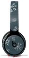 WraptorSkinz Skin Skin Decal Wrap works with Beats Solo Pro (Original) Headphones Winter Snow Dark Blue Skin Only BEATS NOT INCLUDED