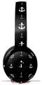 WraptorSkinz Skin Skin Decal Wrap works with Beats Solo Pro (Original) Headphones Nautical Anchors Away 02 Black Skin Only BEATS NOT INCLUDED