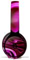 WraptorSkinz Skin Skin Decal Wrap works with Beats Solo Pro (Original) Headphones Liquid Metal Chrome Hot Pink Fuchsia Skin Only BEATS NOT INCLUDED