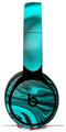 WraptorSkinz Skin Skin Decal Wrap works with Beats Solo Pro (Original) Headphones Liquid Metal Chrome Neon Teal Skin Only BEATS NOT INCLUDED
