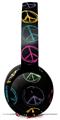 WraptorSkinz Skin Skin Decal Wrap works with Beats Solo Pro (Original) Headphones Kearas Peace Signs Black Skin Only BEATS NOT INCLUDED