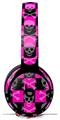 WraptorSkinz Skin Skin Decal Wrap works with Beats Solo Pro (Original) Headphones Skull and Crossbones Checkerboard Skin Only BEATS NOT INCLUDED