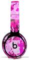WraptorSkinz Skin Skin Decal Wrap works with Beats Solo Pro (Original) Headphones Pink Plaid Graffiti Skin Only BEATS NOT INCLUDED