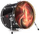 Decal Skin works with most 24" Bass Kick Drum Heads Ignition - DRUM HEAD NOT INCLUDED