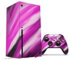 WraptorSkinz Skin Wrap compatible with the 2020 XBOX Series X Console and Controller Paint Blend Hot Pink (XBOX NOT INCLUDED)