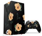 WraptorSkinz Skin Wrap compatible with the 2020 XBOX Series X Console and Controller Poppy Orange Black (XBOX NOT INCLUDED)