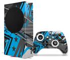 WraptorSkinz Skin Wrap compatible with the 2020 XBOX Series S Console and Controller Baja 0032 Blue Medium (XBOX NOT INCLUDED)