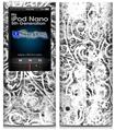 iPod Nano 5G Skin - Folder Doodles White
