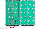 Paper Planes Turquoise - Decal Style skin fits Zune 80/120GB  (ZUNE SOLD SEPARATELY)
