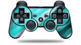 Sony PS3 Controller Decal Style Skin - Paint Blend Teal (CONTROLLER NOT INCLUDED)