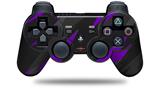 Sony PS3 Controller Decal Style Skin - Jagged Camo Purple (CONTROLLER NOT INCLUDED)