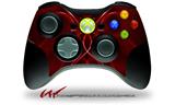 XBOX 360 Wireless Controller Decal Style Skin - Abstract 01 Red (CONTROLLER NOT INCLUDED)