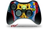 XBOX 360 Wireless Controller Decal Style Skin - Tie Dye Circles and Squares 101 (CONTROLLER NOT INCLUDED)