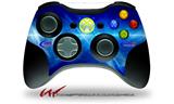 XBOX 360 Wireless Controller Decal Style Skin - SNS Crystal Blue (CONTROLLER NOT INCLUDED)