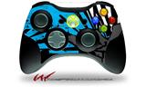 XBOX 360 Wireless Controller Decal Style Skin - Baja 0040 Blue Medium (CONTROLLER NOT INCLUDED)