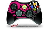 XBOX 360 Wireless Controller Decal Style Skin - Baja 0040 Fuchsia Hot Pink (CONTROLLER NOT INCLUDED)