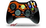 XBOX 360 Wireless Controller Decal Style Skin - Baja 0040 Orange Burnt (CONTROLLER NOT INCLUDED)