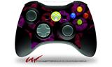 XBOX 360 Wireless Controller Decal Style Skin - Red Pink And Black Lips (CONTROLLER NOT INCLUDED)