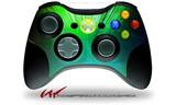 XBOX 360 Wireless Controller Decal Style Skin - Bent Light Greenish (CONTROLLER NOT INCLUDED)