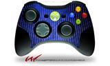 XBOX 360 Wireless Controller Decal Style Skin - Binary Rain Blue (CONTROLLER NOT INCLUDED)
