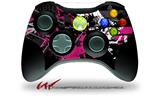 XBOX 360 Wireless Controller Decal Style Skin - Baja 0003 Hot Pink (CONTROLLER NOT INCLUDED)