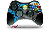 XBOX 360 Wireless Controller Decal Style Skin - Baja 0032 Blue Medium (CONTROLLER NOT INCLUDED)