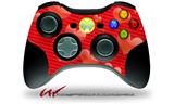 XBOX 360 Wireless Controller Decal Style Skin - Glass Hearts Red (CONTROLLER NOT INCLUDED)
